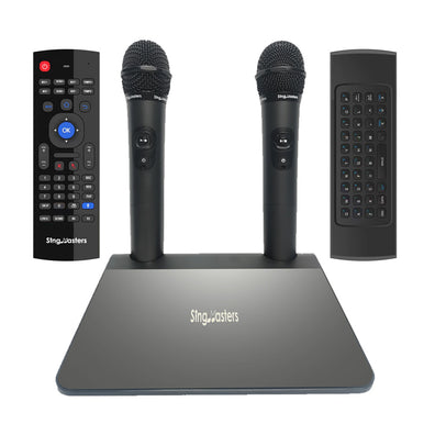 Multi-Language Edition SingMasters SM-900 PRO Dual Wireless Android TV Smart Karaoke System
